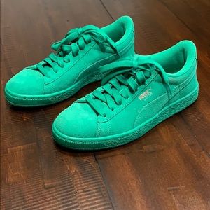 Green Puma Shoe